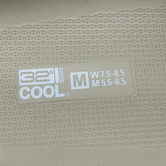 2362- 32 Degrees Cool Cushion Slide Sandals Cream Color Size M (W7.5–8.5) NWT - Picture 8 of 10